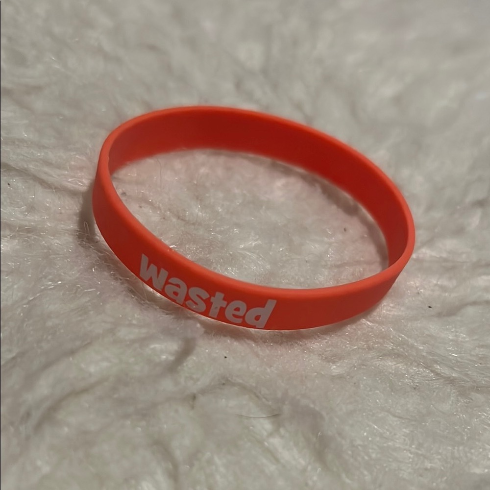 Orange Silicone Bracelet